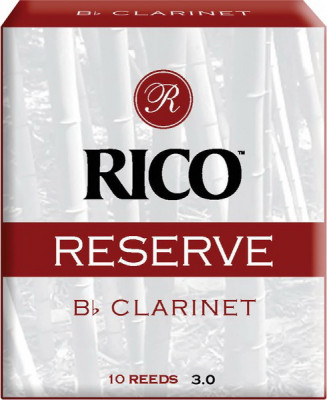 Трости для кларнета Bb Rico RCR1030 Reserve №3 10 шт