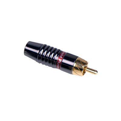 Тюльпан кабельный RCA INVOTONE RCA500M/RD золото корпус металл, цвет красный