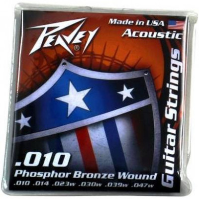 PEAVEY Phosphor Bronze-Balanced 10-47 комплект струн для акустической гитары