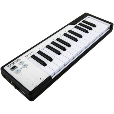 MIDI-клавиатура Arturia Microlab Black 25 клавиш черного цвета