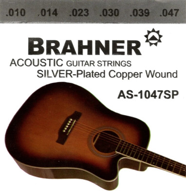 Струны для акустических гитар BRAHNER AS-1047SP, 10-47