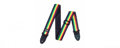 DUNLOP BOB10 Bob Marley Stripes ремень гитарный, нейлон