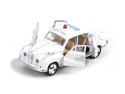 Машина Ideal 1:30-39 Ретромобиль "Old Times" белый, полиция