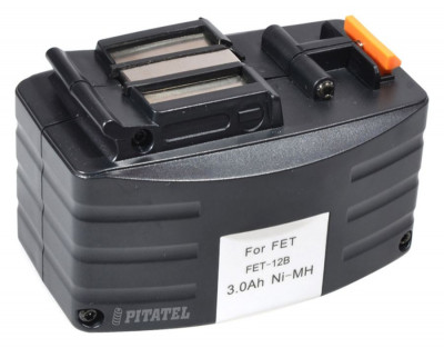 Аккумулятор для FESTOOL p/n: BPH12T, TDD12, FT, SL12V Ni-Mh 12V 3.0Ah