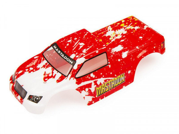 Кузов красный для монстра Himoto E18MT, E18MTL