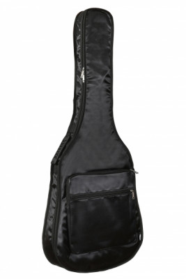 Чехол для классической гитары утепленный MARTIN ROMAS ГК-3 толщина 15 мм ЧЁРНЫЙ с белой декоративной полосой