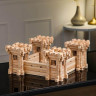 Конструктор деревянный «Крепость с башнями», 282 детали, массив бука