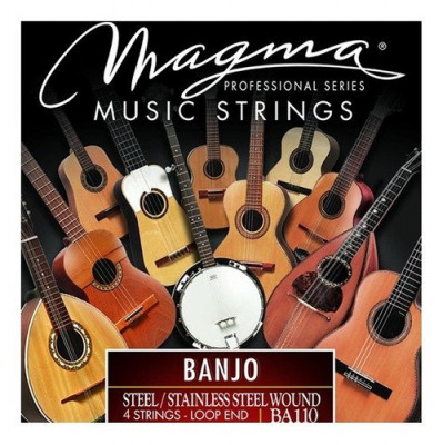 Комплект струн для 4-струнного банджо Magma Strings BA110