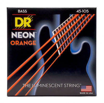 Комплект струн для бас-гитары DR NOB-45, 45-105