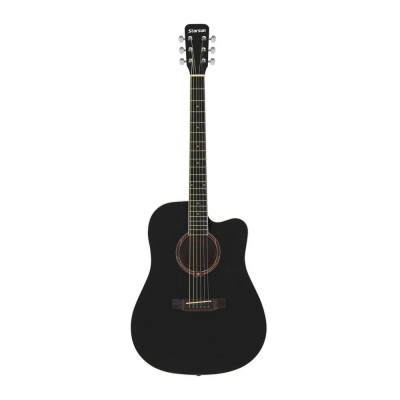 Акустическая гитара STARSUN DG120c-p Black цвет черный