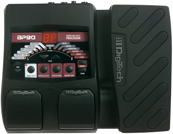 Бас-гитарный мульти-эффект процессор DIGITECH BP90 + драм-машина