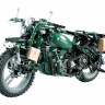 Радиоуправляемый конструктор CADA deTech американский военный мотоцикл (550 деталей)