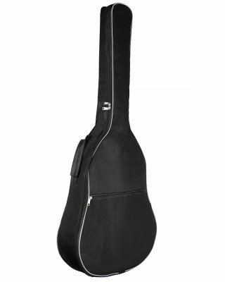Чехол для акустических гитар, включая 12-струнные TUTTI ГА-1 тонкий черный, КАНТ СЕРЫЙ