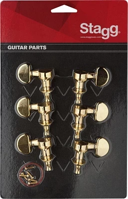 STAGG KG395GD колки для электрогитары- набор, золото