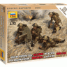 Сборные солдатики ZVEZDA Британский пулемет "Виккерс" с расчетом, 1/72