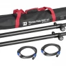 HK AUDIO K&M Stereo Pole Add On M20 XLR набор аксессуаров для серий PR:O, Linear3, Linear5, стойки, кабели и сумка