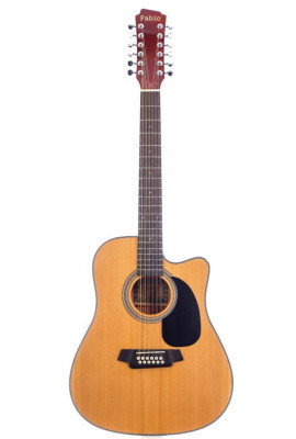 Акустическая 12-струнная гитара Fabio FB12 4010 натурального цвета