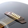 Акустическая 12-струнная гитара Fabio FB12 4010 черного цвета