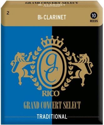 Трости для кларнета Bb Rico RGC10BCL200 Grand Concert Select №2 10 шт