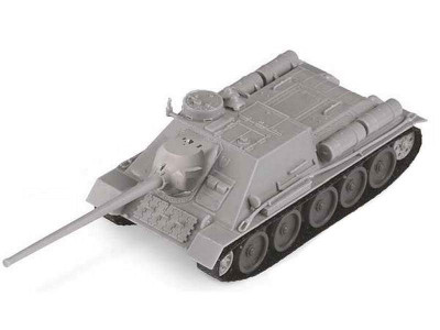 Сборная модель ZVEZDA Советская САУ "СУ-100" (сборка без клея), 1/72