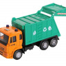 Машина "АВТОПАНОРАМА" "Мусоровоз", 1:54, цвет зеленый, инерция, в/к 16,5*6,3*9