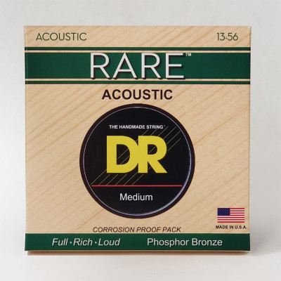 Комплект струн для акустической гитары DR RPMH-13, 13-56