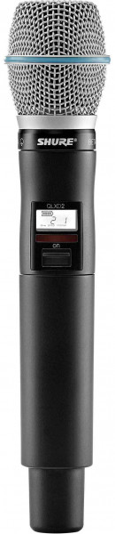 SHURE QLXD2/B87A G51 ручной передатчик серии QLXD с капсюлем микрофона BETA87A, диапазон 470-534 MHz