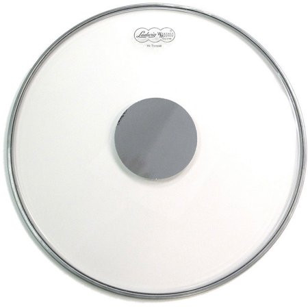 LUDWIG LW6124 24" Heavy пластик для барабана, центральная наклейка, прозрачный