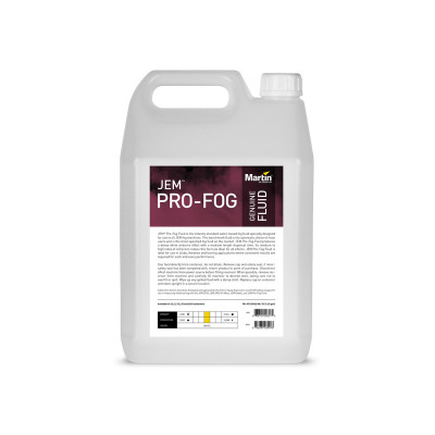 MARTIN JEM Pro-Fog Fluid, 5л Жидкость на водной основе для генераторов тумана , 5 литров