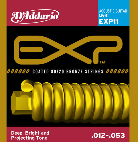 D'Addario EXP11 Набор 6 струн для акустической гитары