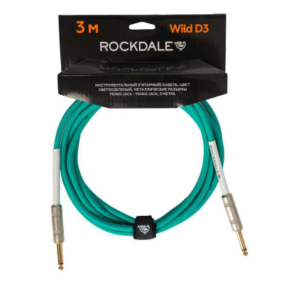 Инструментальный кабель ROCKDALE Wild D3, mono jack - mono jack, 3 м