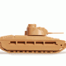 Сборная модель ZVEZDA Британский средний танк "Матильда II", 1/100