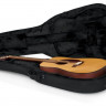 GATOR GL-DREAD-12 - нейлоновый кейс для гитары "дредноут" 12 струн, вес 3,08кг