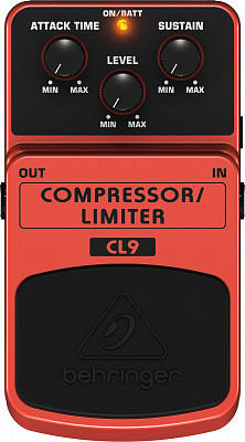 BEHRINGER CL9 COMPRESSOR/LIMITER- Педаль эффектов динамической обработки (классический компрессор-лимитер)