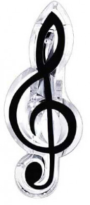 Зажим для нот PJ-003BK Скрипичный ключ