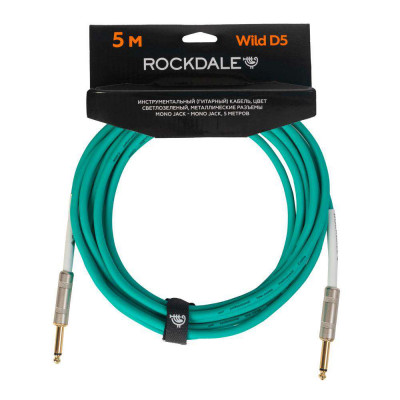 Инструментальный кабель ROCKDALE Wild D5, mono jack - mono jack, 5 м