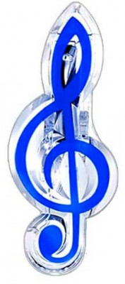 Зажим для нот PJ-003BL Скрипичный ключ