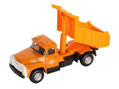 Машина "АВТОПАНОРАМА" "Самосвал", оранжевый, 1/52, инерция, в/к 16,1*6,1*8,4