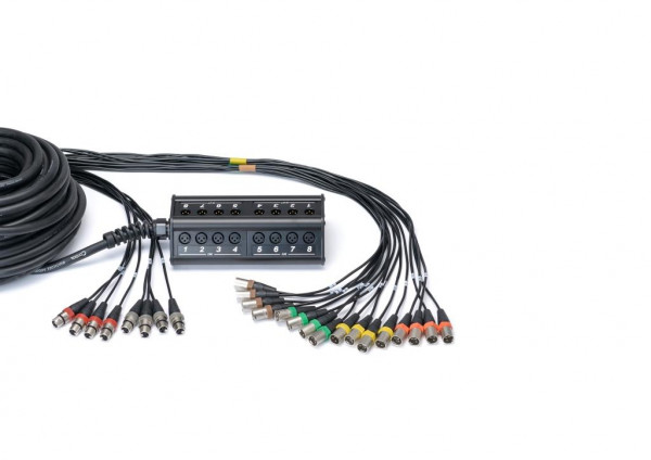 Мультикор Cordial CYB 16-8 C (stagebox) 16xinput, 8xoutput, XLR male, 30м