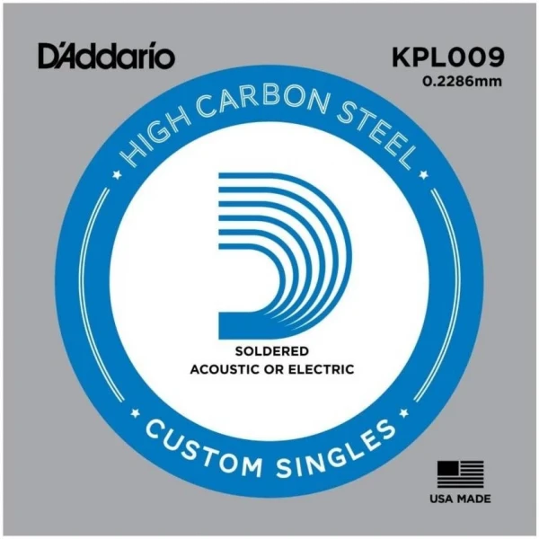 Струна одиночная для акустической и электрогитары D'ADDARIO KPL009