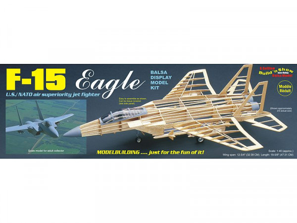 Сборная деревянная модель Самолет F-15 Eagle. Guillows 1:40