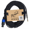 ROCKDALE SJ001-15M готовый спикерный кабель, разъёмы Speakon X mono jack, длина 15 м