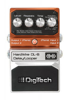 Педаль DIGITECH DL-8 Stereo Delay/Looper для электрогитары