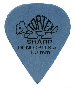 DUNLOP 412P1.0 Tortex Sharp набор медиаторов 1 мм 12 шт