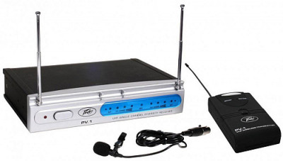 Peavey PV-1 U1 BL 906.000 МГц радиосистема универсальная с петличным микрофоном