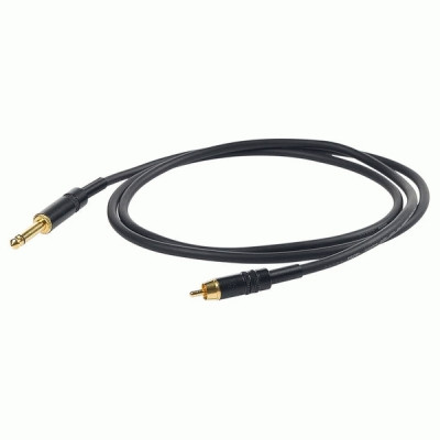 Proel CHLP220LU3 - сценический иструментальный кабель, 6.3 джек моно <-> RCA - 3 м