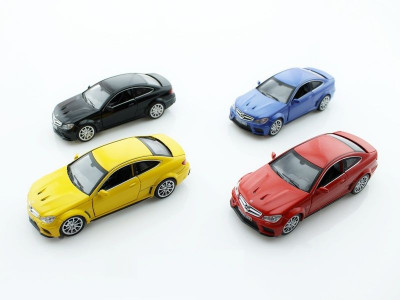 Машина 1:32 Mercedes-Benz С 63 AMG свет, звук, инерция 15см (1/12шт.) б/к