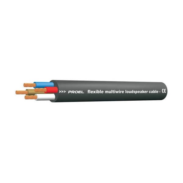 Proel HPC640 - колоночный кабель ультрагибкий диаметр 11 мм (4x2,5 мм2)