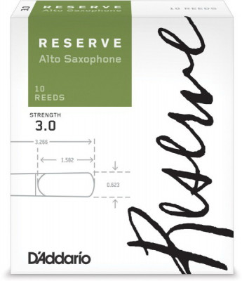 RICO DJR1030, Reserve, №3 10 шт трости для саксофона-альта
