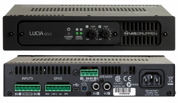 Усилитель мощности Lab.gruppen Lucia 120/2 2-канальный